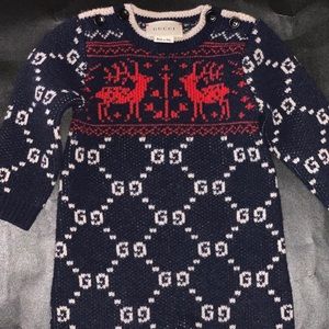 Gucci GG Supreme Knit Playsuit